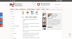 Desktop Screenshot of mbaclubindia.com